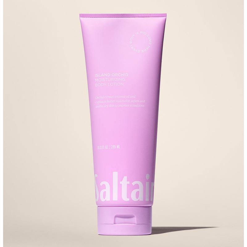 Saltair Island Orchid Body Lotion – Moisturizing Lotion with Orchid Extract, Coconut Oil, Niacinamide & Cupuaçu Butter – Long-Lasting Hydration – 10 Fl Oz