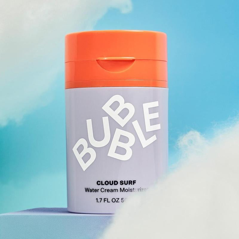Bubble Skincare Cloud Surf Water Cream Face Moisturizer - Hydrating & Mattifying Moisturizer to Help Rebalance Oils and Minimize Pores with Celery Seed Extract - Suitable for Sensitive Skin