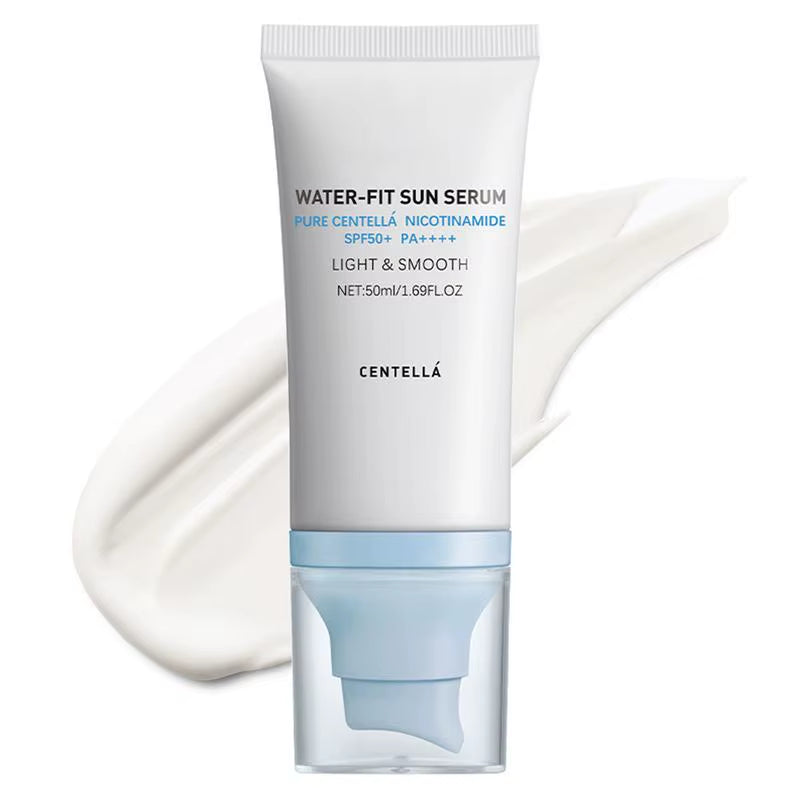 Sunscreen SPF 50 Centella Asiatica No Sticky Refreshing Sunscreen 50Ml Sunscreen Essence for Dry Oily Sensitive Skincare