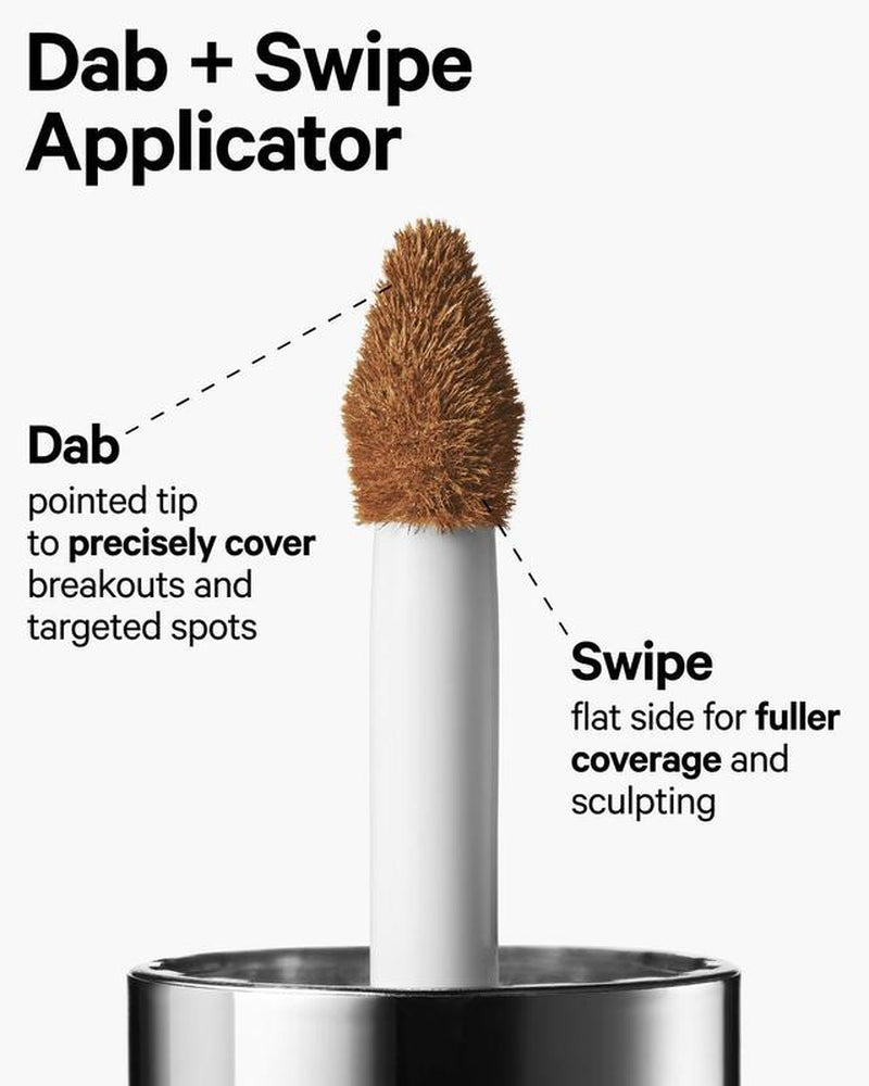 Milk Makeup Future Fluid All over Cream Concealer - 0.28 Fl Oz - Medium-To-Full Coverage - up to 12-Hour Wear - Crease-Proof Finish - Vegan, Cruelty Free