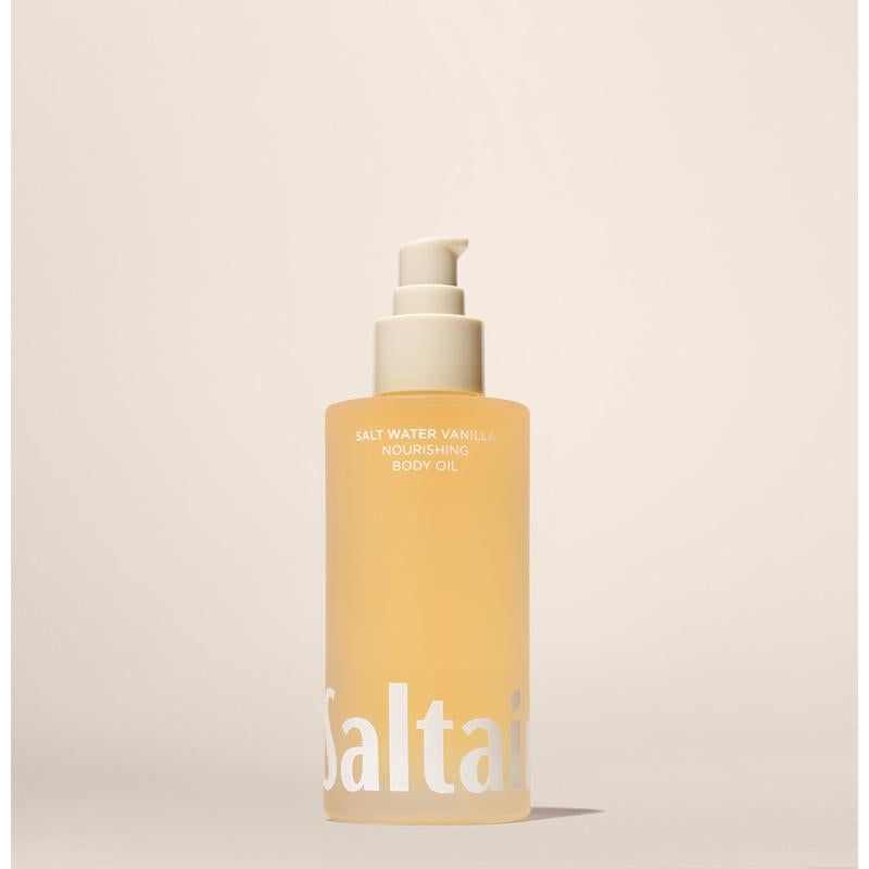 Saltair Salt Water Vanilla Body Oil - Nourishing Oil for Glowing Skin - Vanilla, Creamy Sandalwood & Sea Salt - 4 Fl Oz