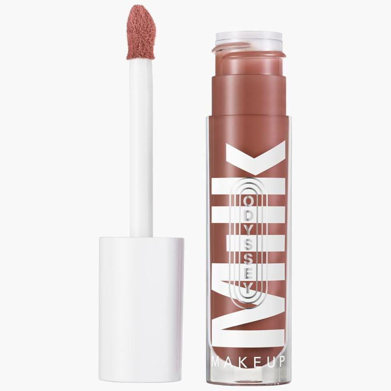 Milk Makeup Odyssey Lip Oil Gloss - 0.2 Oz - High-Shine Lip Gloss for Smoother, Fuller Lips - Long Lasting & Non Sticky - Sweet Vanilla Scent - Vegan Cruelty Free