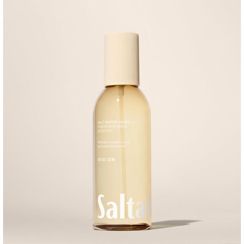 Saltair Salt Water Vanilla Body Mist – Hair & Body Fragrance Mist – Vanilla, Creamy Sandalwood & Sea Salt – 8 Fl Oz