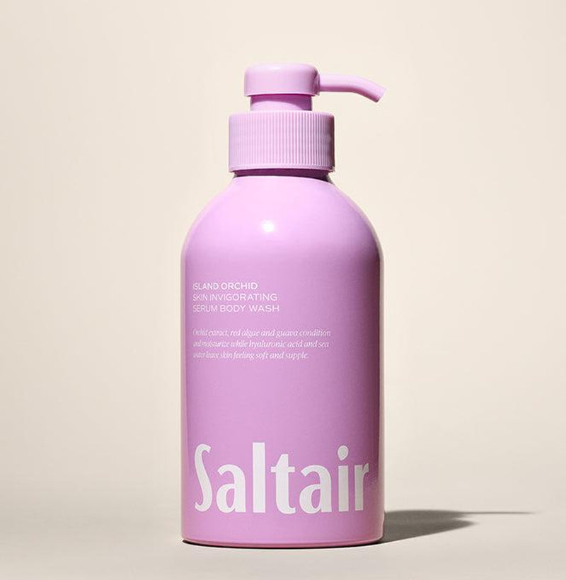 Saltair Island Orchid Body Wash - Skin Invigorating Serum Body Wash - 17 Fl Oz