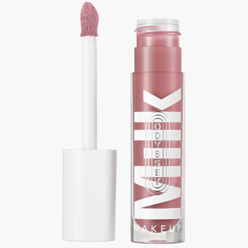 Milk Makeup Odyssey Lip Oil Gloss - 0.2 Oz - High-Shine Lip Gloss for Smoother, Fuller Lips - Long Lasting & Non Sticky - Sweet Vanilla Scent - Vegan Cruelty Free
