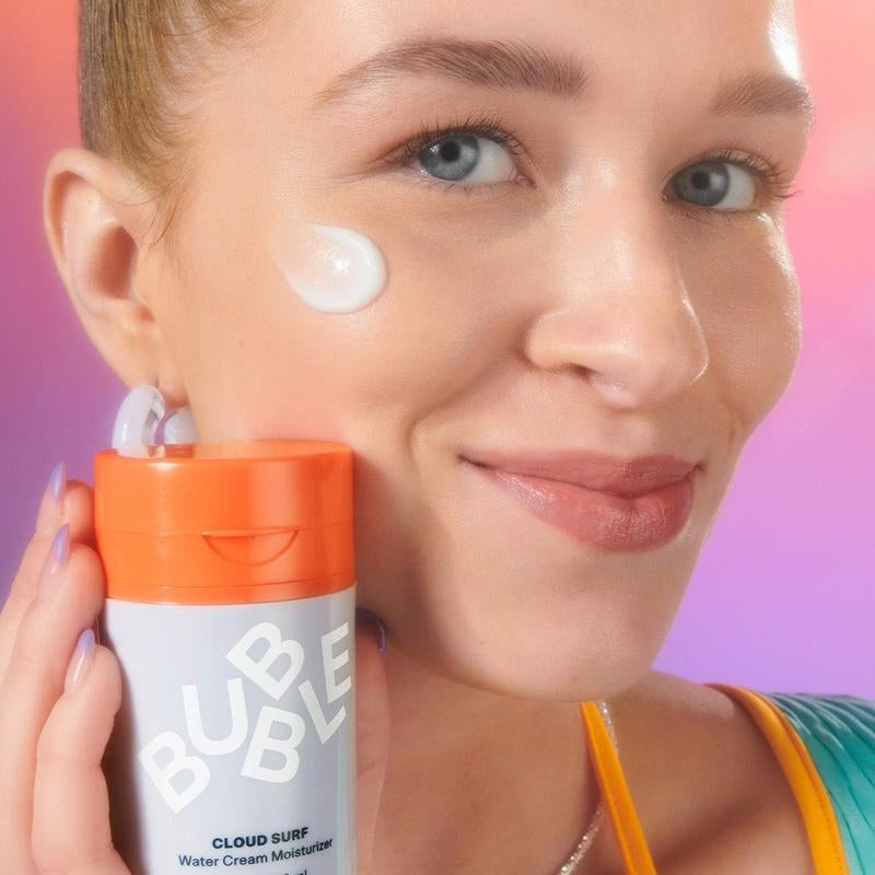 Bubble Skincare Cloud Surf Water Cream Face Moisturizer - Hydrating & Mattifying Moisturizer to Help Rebalance Oils and Minimize Pores with Celery Seed Extract - Suitable for Sensitive Skin
