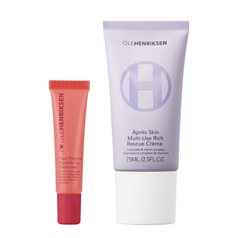 Après Hours- Après Skin Rich Crème + Pout Preserve Peptide Lip Treatment Duo