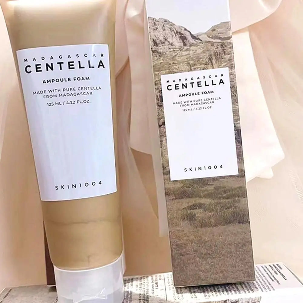 125ML for Centella Centella Deep Cleansing Foam Oil Control Moisturizing Madagascar Centella Remove Pore-Clogging Skin Care