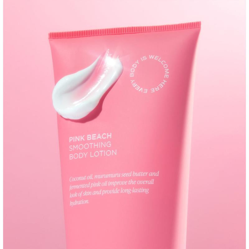 Saltair Pink Beach Body Lotion – Nourishing Lotion with Coconut Oil, Murumuru Seed Butter & Allantoin – Long-Lasting Hydration – 10 Fl Oz