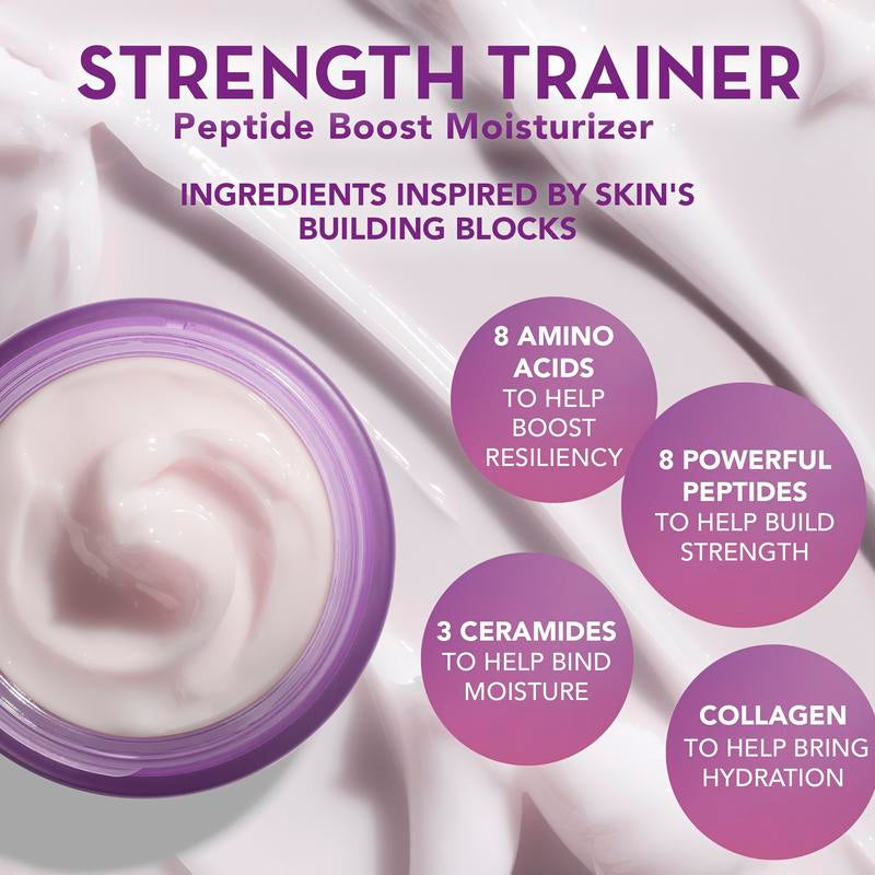 Partners in Peptides - Pout Preserve Peptide Lip Treatment + Strength Peptide Moisturizer Duo