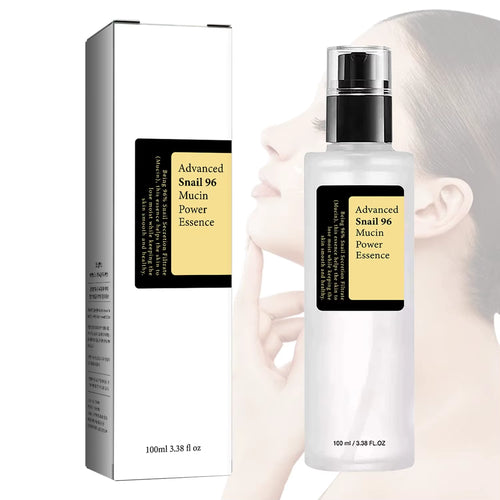 Advanced Snail Mucin 96% Power Repairing Essence for Dull and Damaged Skin, Anti-Aging & Discoloration Correcting(100Ml)