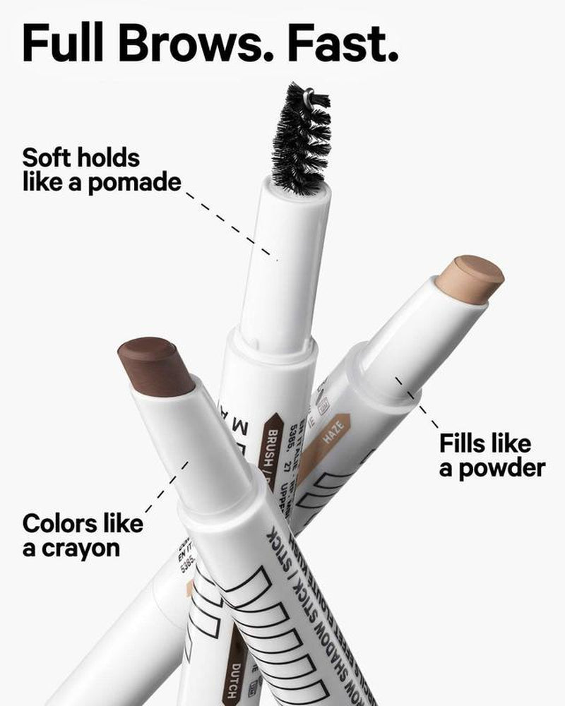 Milk Makeup KUSH Brow Shadow Stick - Buildable, Cream-To-Powder Formula - Soft, Flexible Hold - up to 12-Hour Wear - Vegan, Cruelty Free