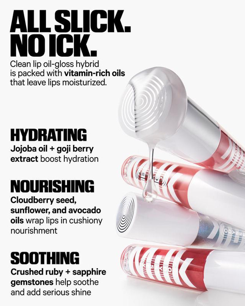 Milk Makeup Odyssey Lip Oil Gloss - 0.2 Oz - High-Shine Lip Gloss for Smoother, Fuller Lips - Long Lasting & Non Sticky - Sweet Vanilla Scent - Vegan Cruelty Free