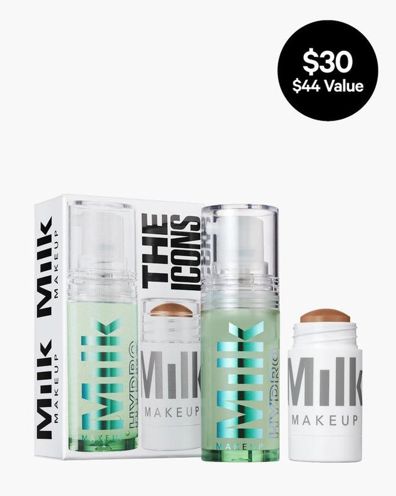 Milk Makeup the Icons Set Makeup Bundle, Hydro Grip and Matte Bronzer Set