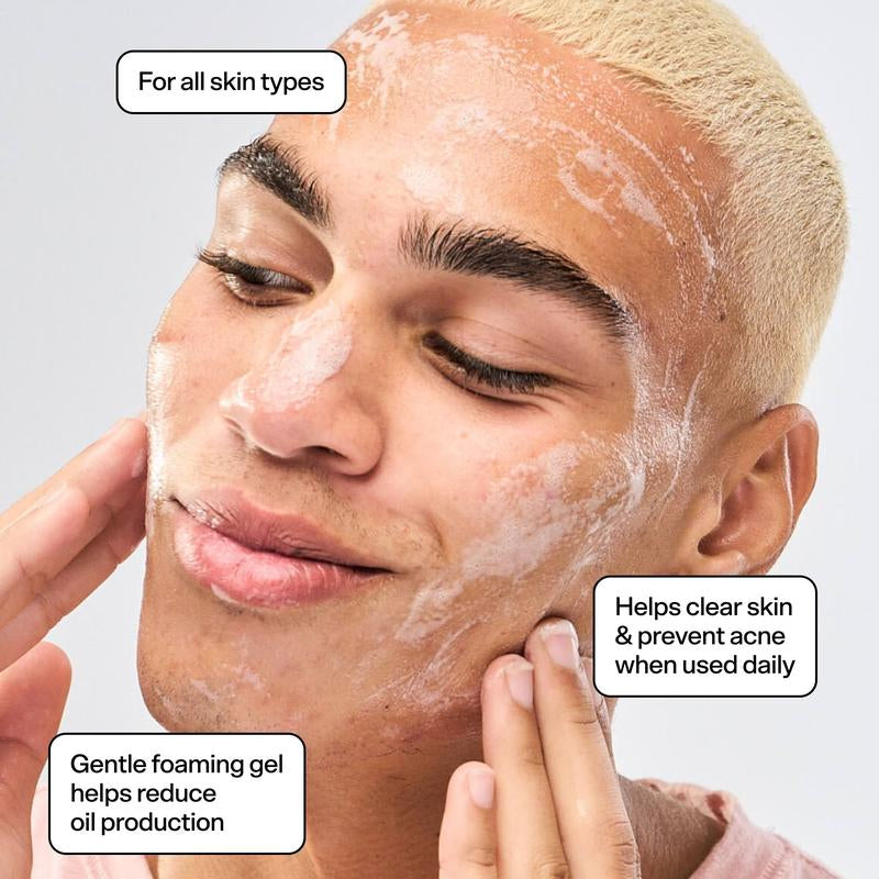 Bubble Skincare 3-Step Hydrating Routine Bundle, for Normal to Dry Skin, Unisex, Set of 3 Cleanser Gel Cleanser Gel Moisturizer Skin Care