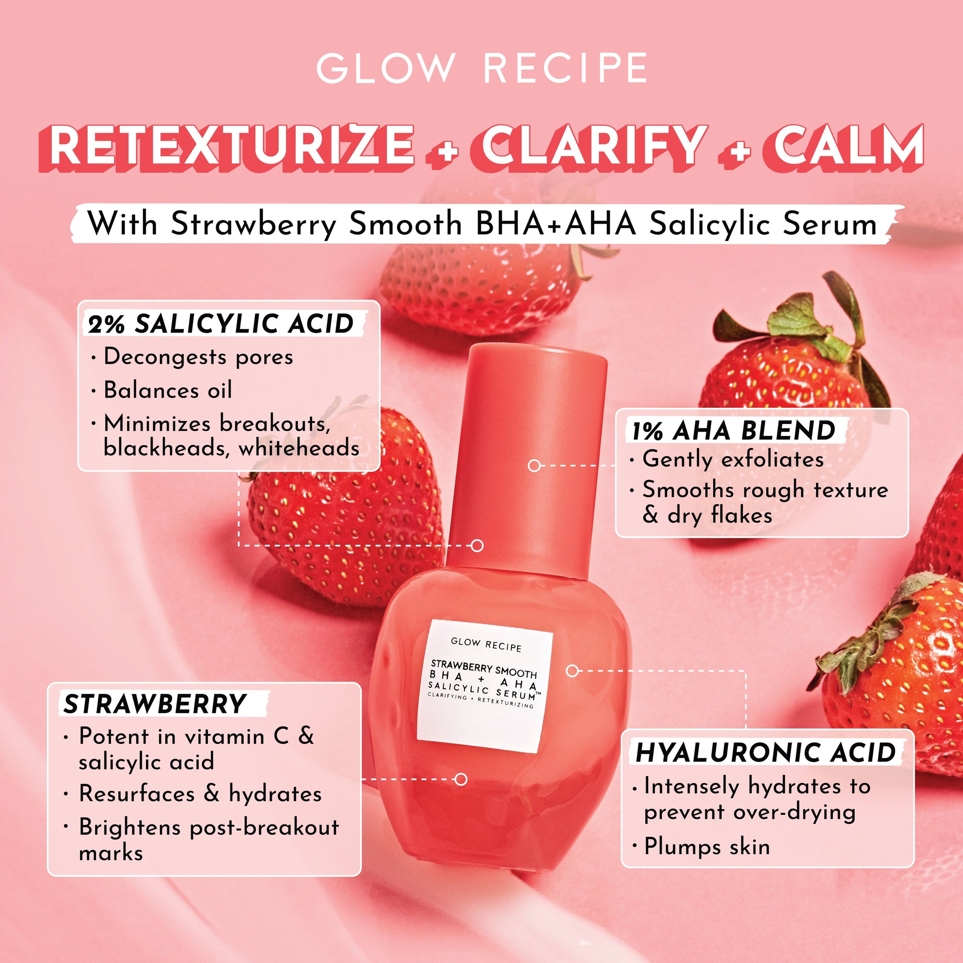 Strawberry Smooth BHA+AHA Salicylic Serum