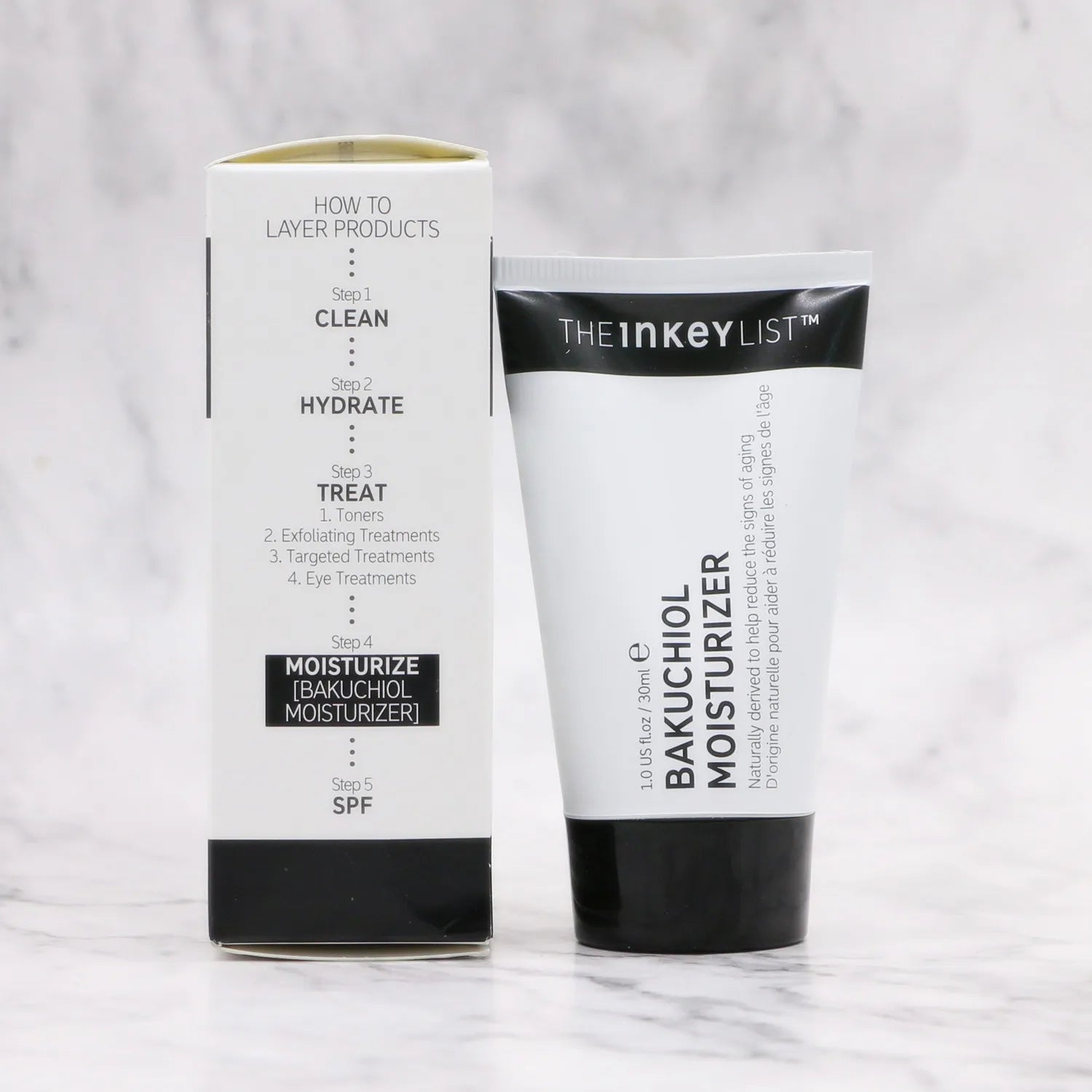 Original THEINKEYLIST the INKEY LIST BAKUCHIOL MOISTURIZER Reduce the APPEARANCE of FINE LINES and WRINKLES 30Ml