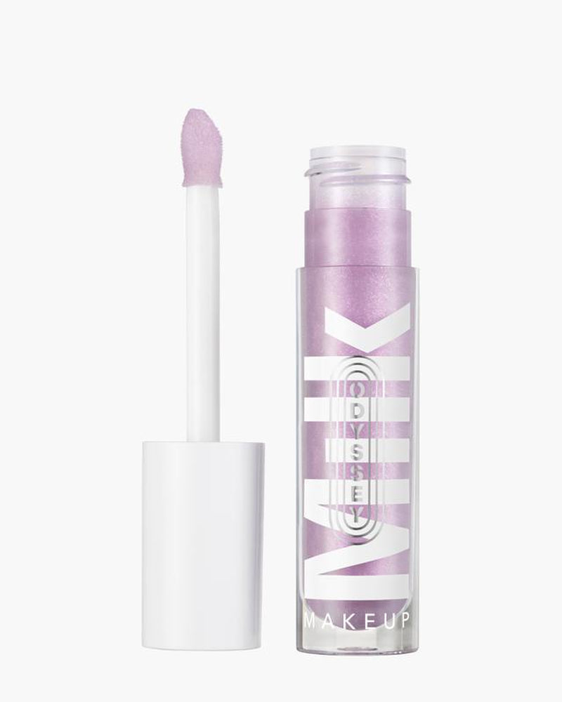 Milk Makeup Odyssey Lip Oil Gloss - 0.2 Oz - High-Shine Lip Gloss for Smoother, Fuller Lips - Long Lasting & Non Sticky - Sweet Vanilla Scent - Vegan Cruelty Free