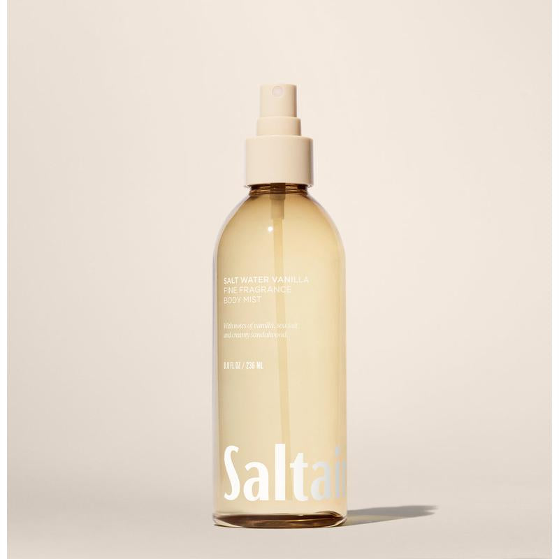 Saltair Salt Water Vanilla Body Mist – Hair & Body Fragrance Mist – Vanilla, Creamy Sandalwood & Sea Salt – 8 Fl Oz
