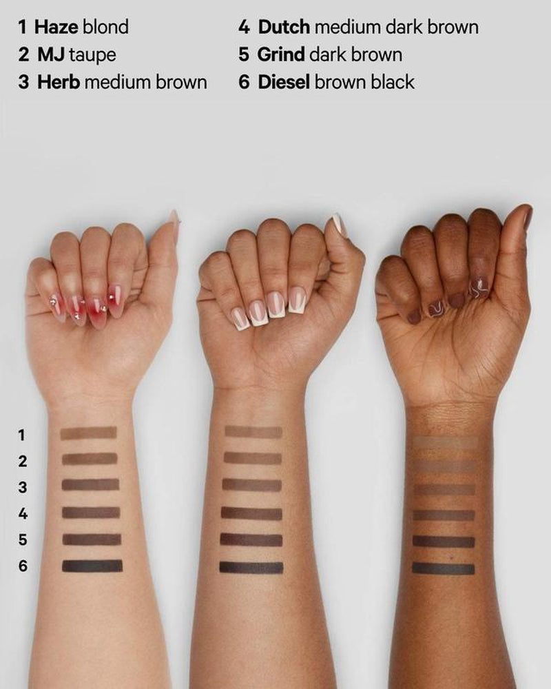 Milk Makeup KUSH Brow Shadow Stick - Buildable, Cream-To-Powder Formula - Soft, Flexible Hold - up to 12-Hour Wear - Vegan, Cruelty Free