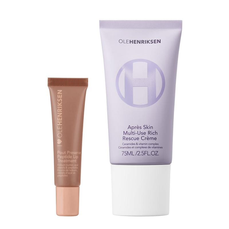 Après Hours- Après Skin Rich Crème + Pout Preserve Peptide Lip Treatment Duo