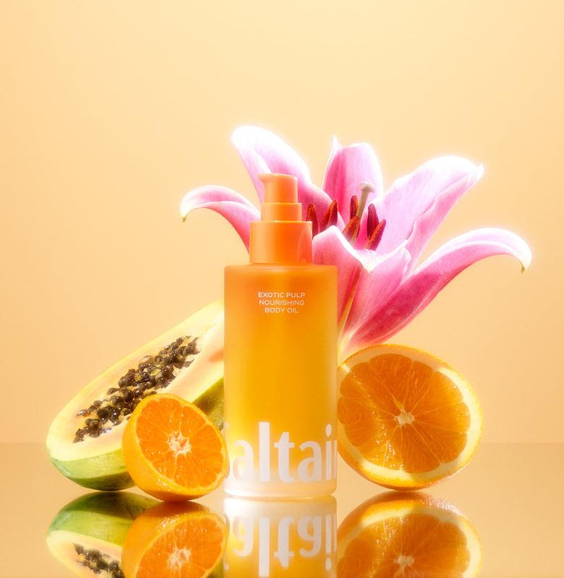 Saltair Exotic Pulp Body Oil - Nourishing Oil for Glowing Skin - Juicy Orange, Guava & Passion Fruit - 4 Fl Oz