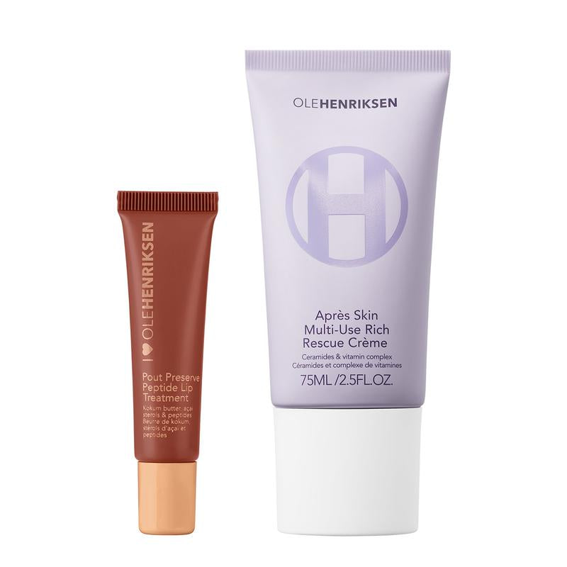 Après Hours- Après Skin Rich Crème + Pout Preserve Peptide Lip Treatment Duo