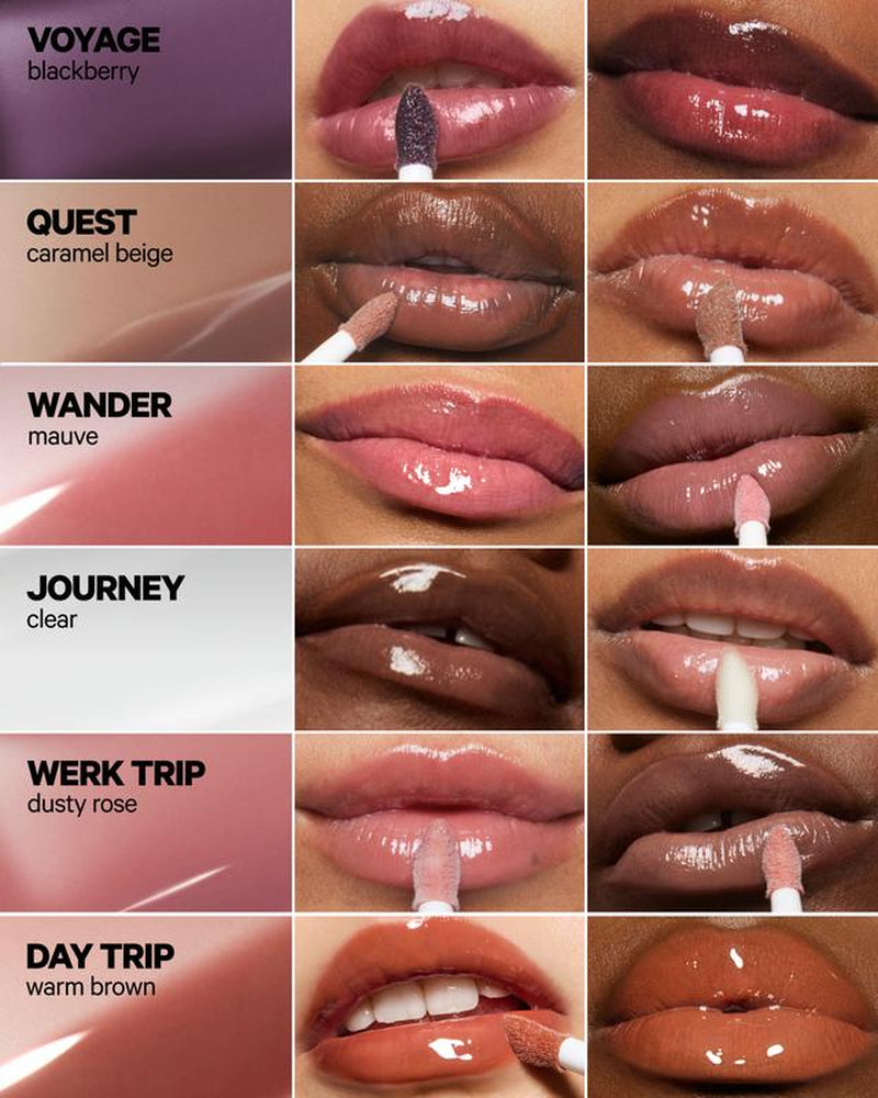 Milk Makeup Odyssey Lip Oil Gloss - 0.2 Oz - High-Shine Lip Gloss for Smoother, Fuller Lips - Long Lasting & Non Sticky - Sweet Vanilla Scent - Vegan Cruelty Free