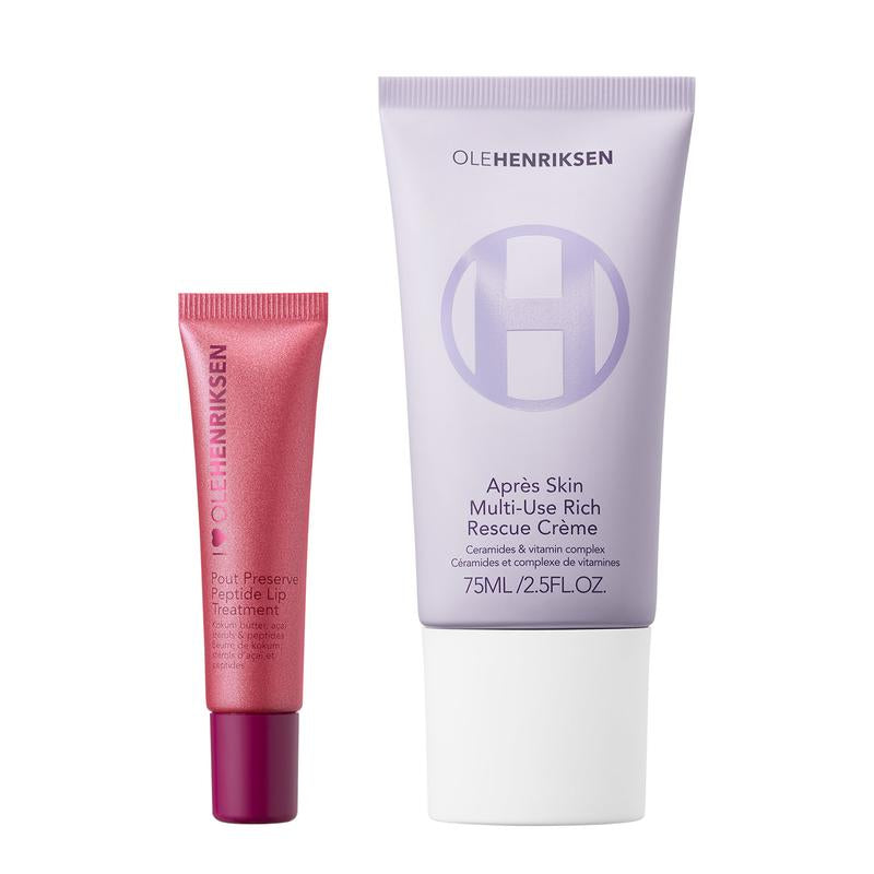 Après Hours- Après Skin Rich Crème + Pout Preserve Peptide Lip Treatment Duo