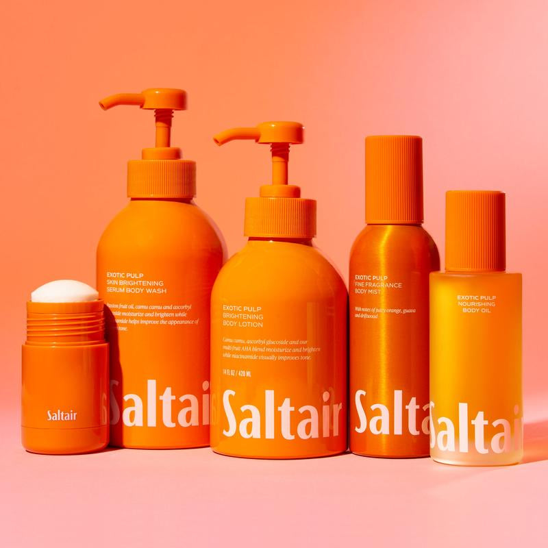 Saltair Exotic Pulp Body Oil - Nourishing Oil for Glowing Skin - Juicy Orange, Guava & Passion Fruit - 4 Fl Oz